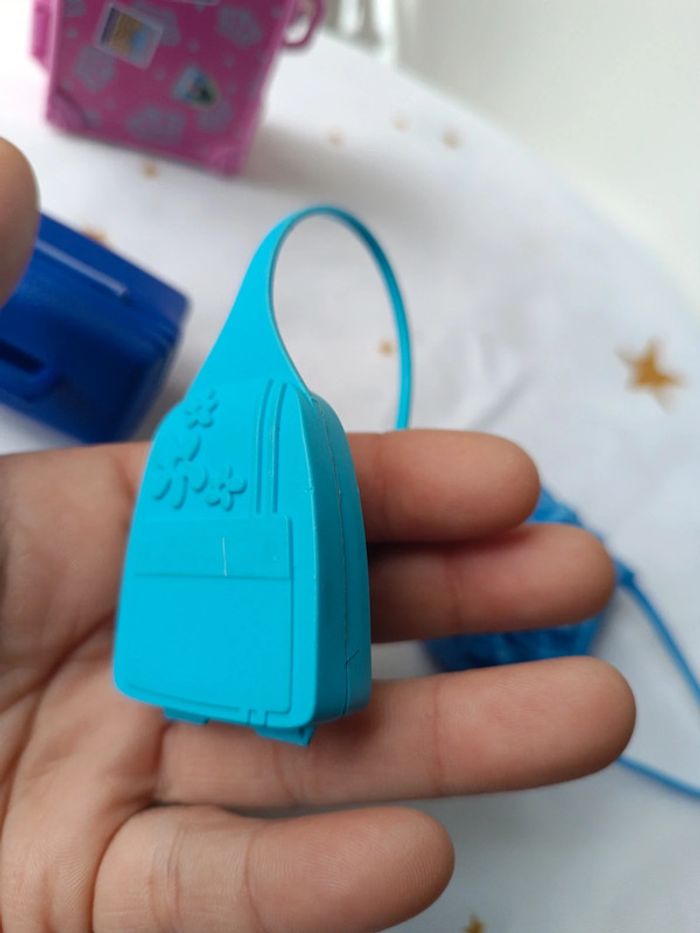 Barbie mattel fashionistas poupée sac bag bagage valise malle bleu rose blue pink Travel 1977 2011 - photo numéro 5