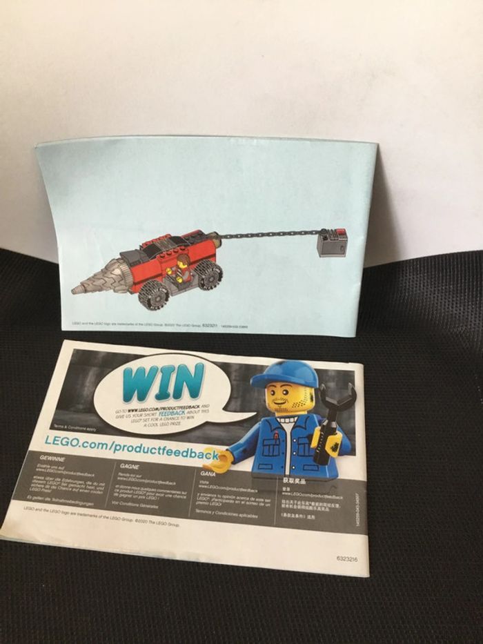 Lego City notices set 60273 police driller chase cambrioleur et sa foreuse - photo numéro 2