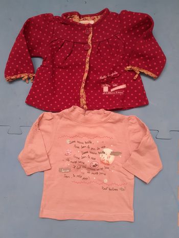 Gilet + tee-shirt 3mois