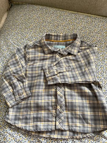 Chemise à carreaux Obaibi 6 mois