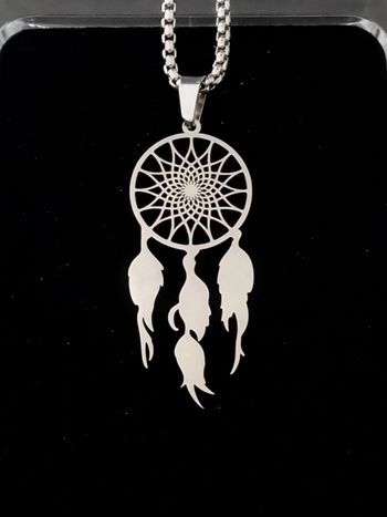 Chaîne + pendentif bohème