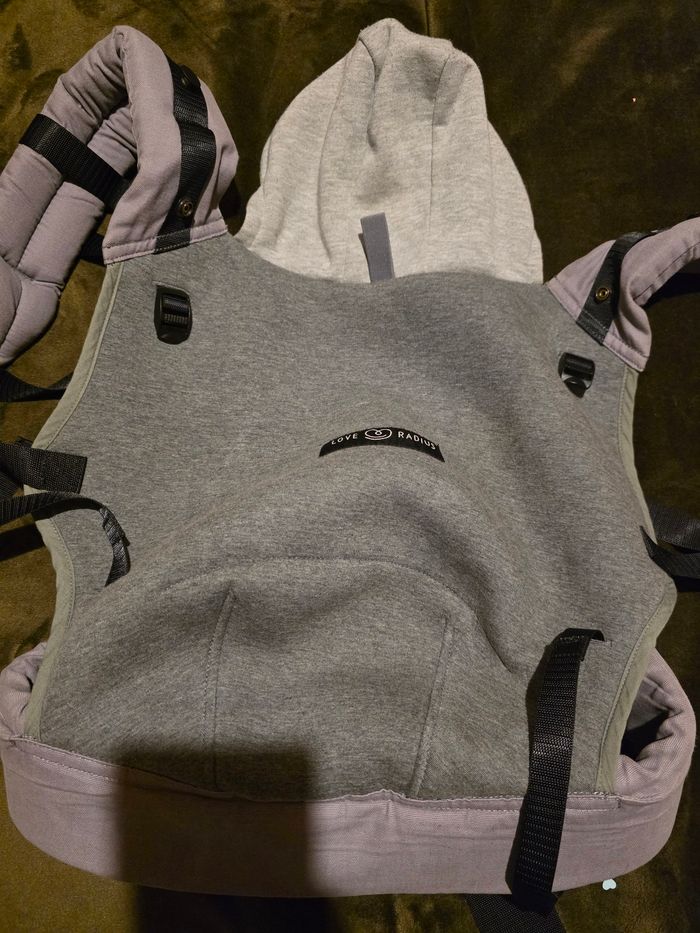Porte-bébé Hoodie Carrier Gris - photo numéro 4