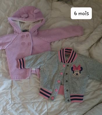 Lot veste et gilet 6 mois