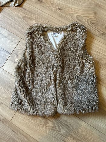 Gilet sans manche fausse fourrure creeks