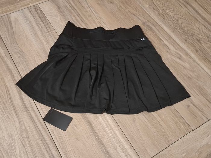 Jupe tennis femme avec short sport golf jupe-pantalon avec poches noir - photo numéro 2