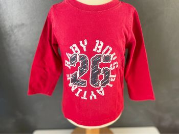 Sweat-shirt bébé rouge