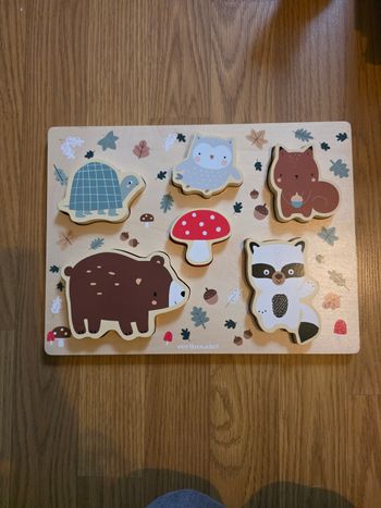 Puzzle tactile vertbaudet