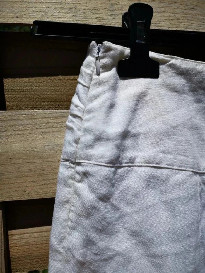 Pantacourt blanc en 38 - photo numéro 3