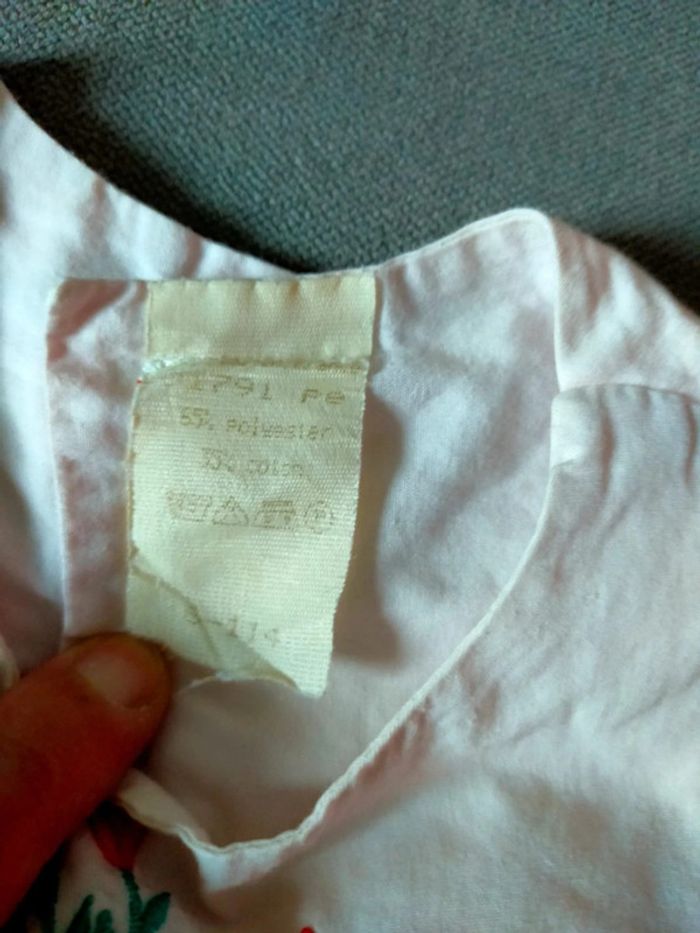 Robe fille fleurie – Taille inconnue (voir mesures en photo) - photo numéro 14
