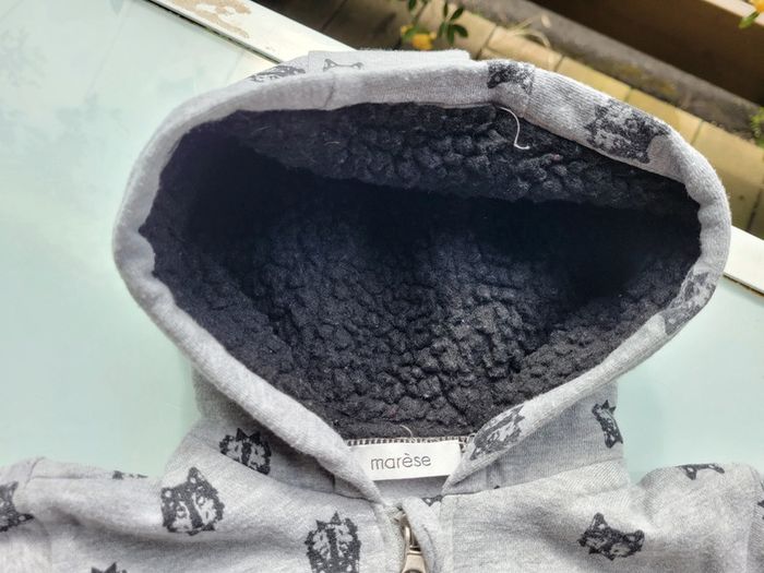 Joli Jogging 2 pièces Marése, 12/18 mois gris et noir (26) - photo numéro 3