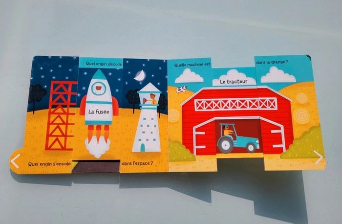 Mon livre surprise 🛩 Les transports 🚗 avec tirettes - photo numéro 13