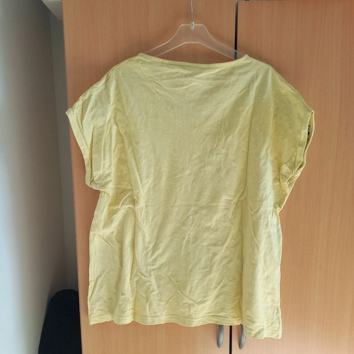 Tee shirt jaune pâle - photo numéro 4