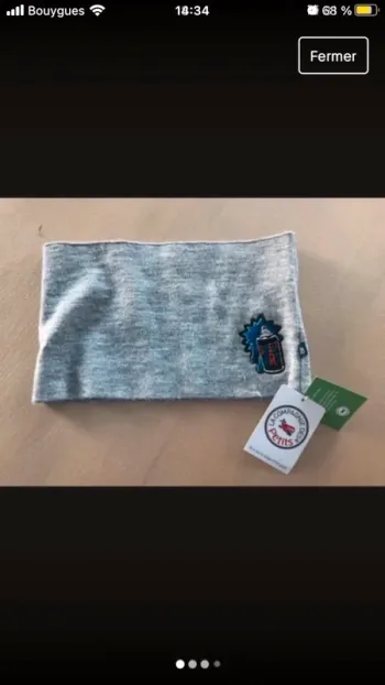 Tour de cou gris Taille 8-12ans NEUF la compagnie des petits