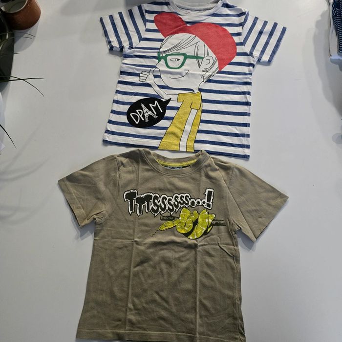 Lot de 2 t-shirts manches courtes - 5 ans