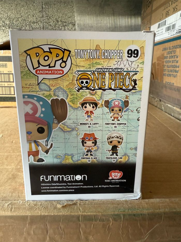 funko pop Animation one pièce Tony Tony Chopper Flocked 99 JJL 160504 OG - photo numéro 3