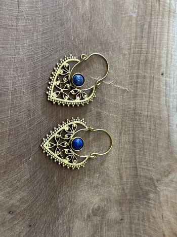 Boucles d’oreilles lapis lazuli