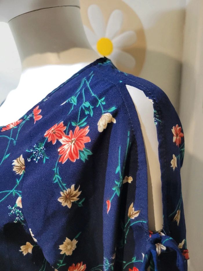 Robe fleurie manches ouvertes - photo numéro 6