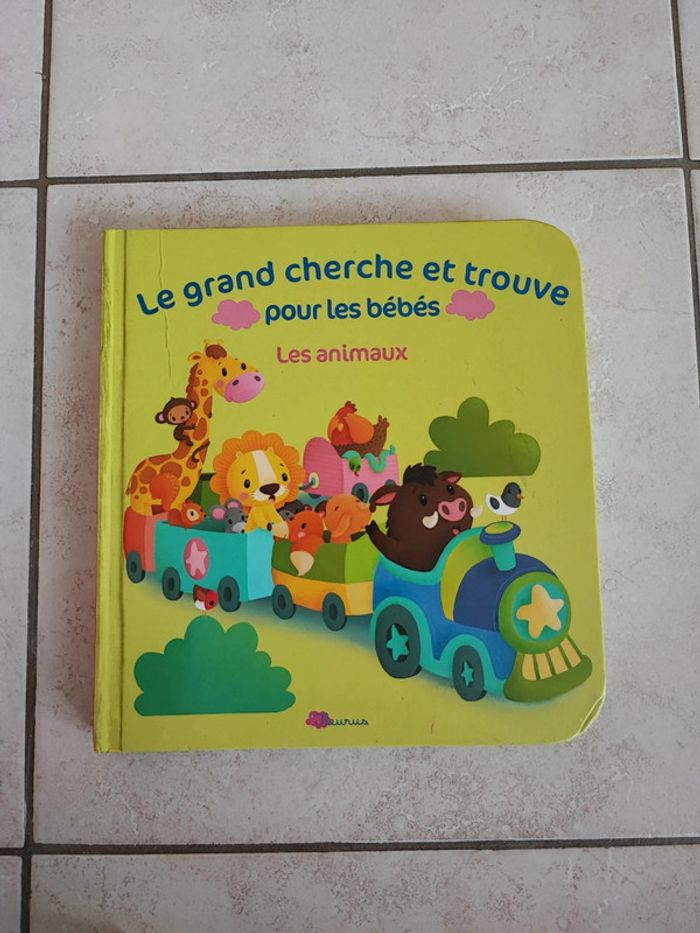 Livre le grand cherche et trouve pour les bébés - Les animaux