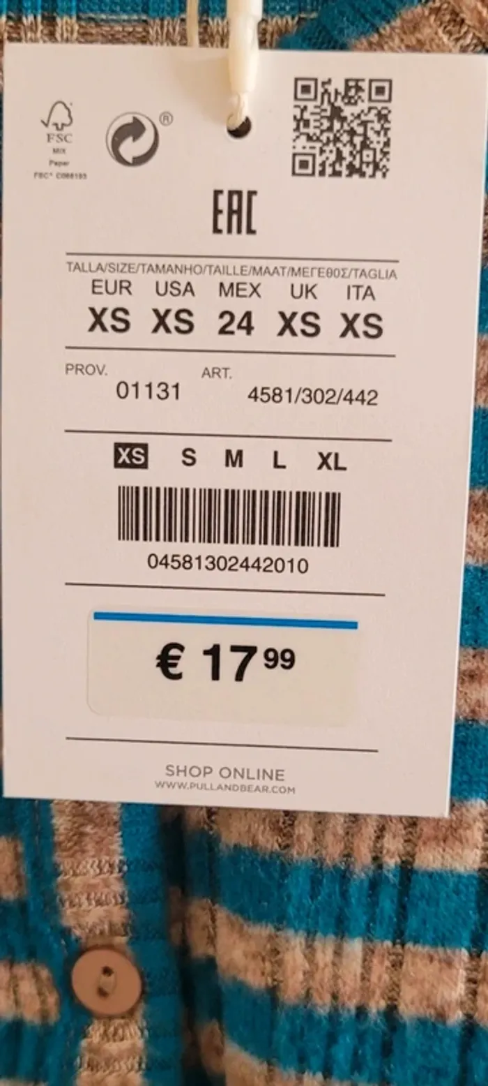 Gilet Pull And Bear Taille XS - photo numéro 3