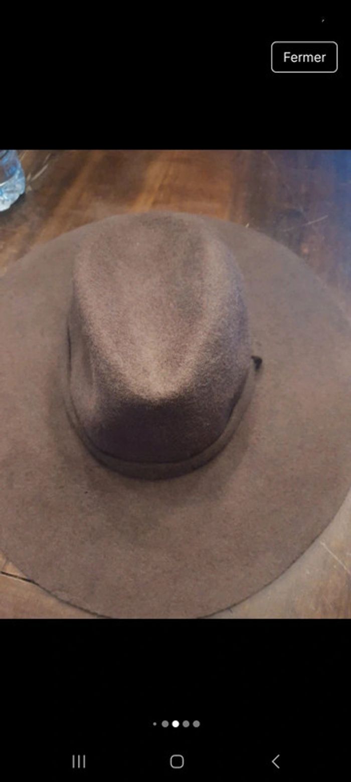 Chapeaux H&M Coachella laine marron 56cm - photo numéro 15