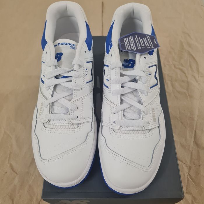 New balance 550 blanches et bleues 40,5 - photo numéro 2