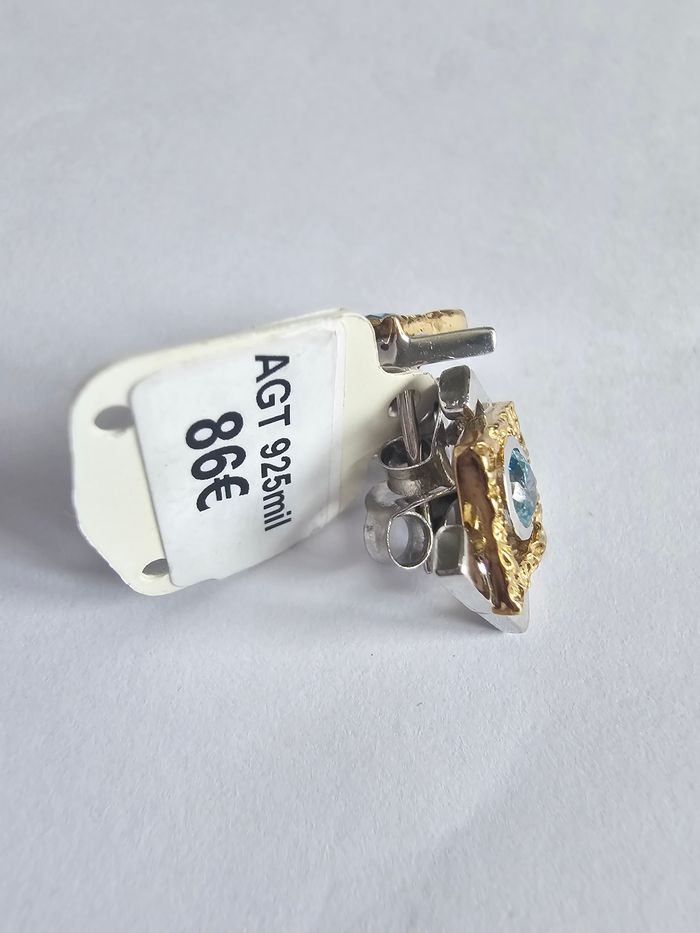 Boucles d'oreilles neuves en AGT 925 mil - photo numéro 4