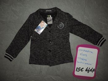 veste orchestra taille 6 ans