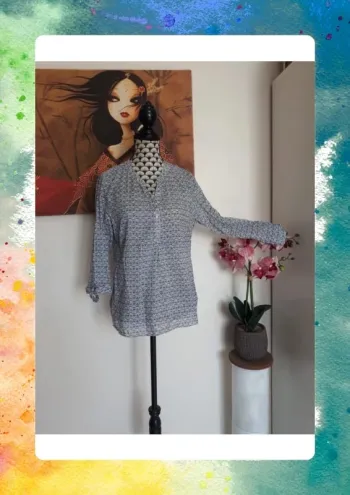 Blouse manches retroussables taille 1