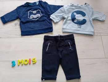 Ensemble Okaidi 3 mois