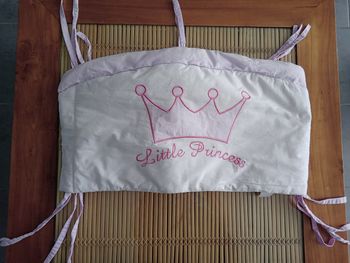 Tour de lit rose et blanc Little Princess 180 cm