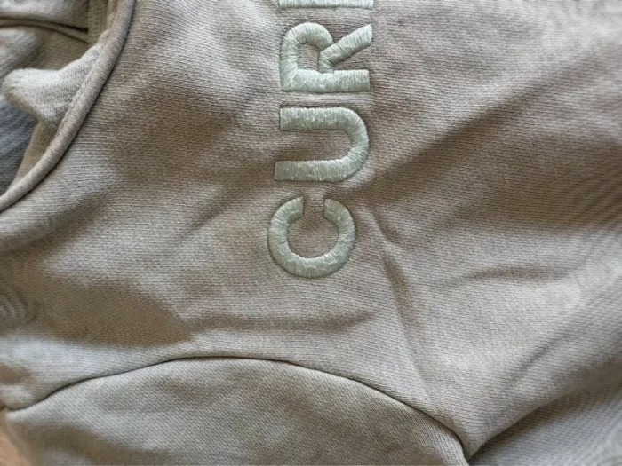 Sweat bébé mixte vert sauge – broderie Curious – Taille 23M (86 cm) - photo numéro 4