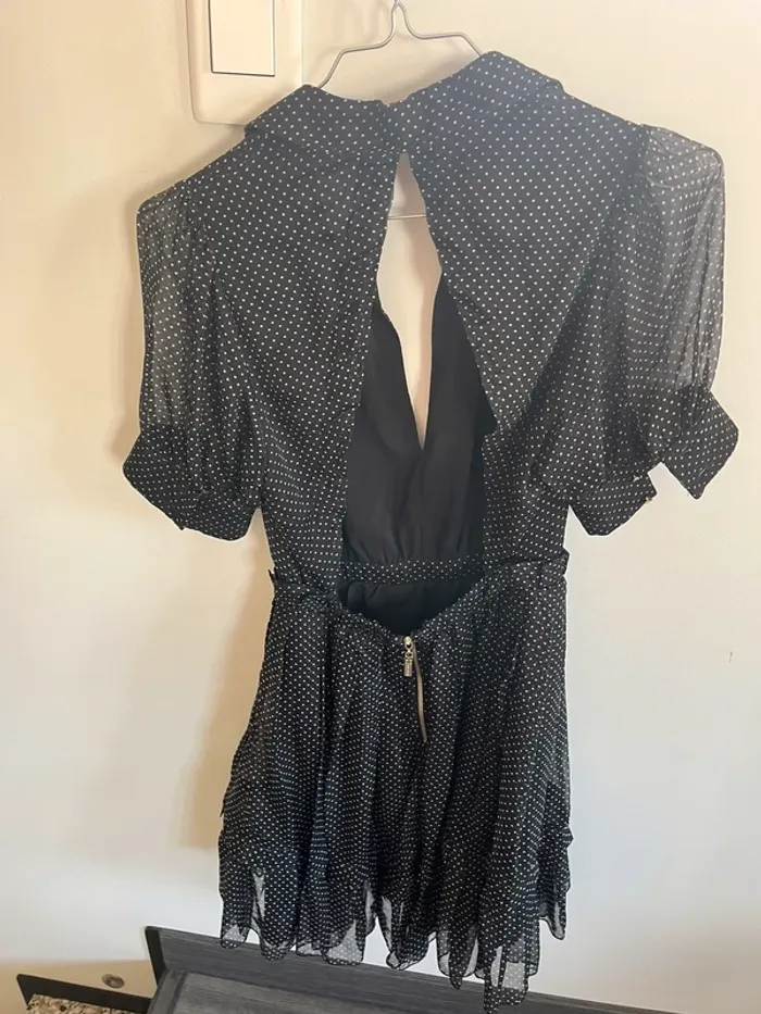 Robe à pois mangano dos nu - photo numéro 8