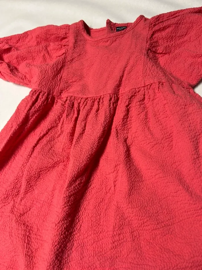 Robe manche courte rouge - photo numéro 2