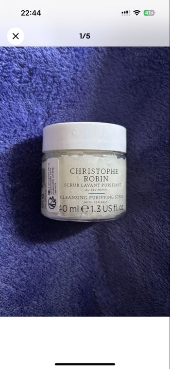 gommage cheveux Christophe Robin 