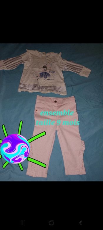 Ensemble orchestra pantalon et haut manche longue