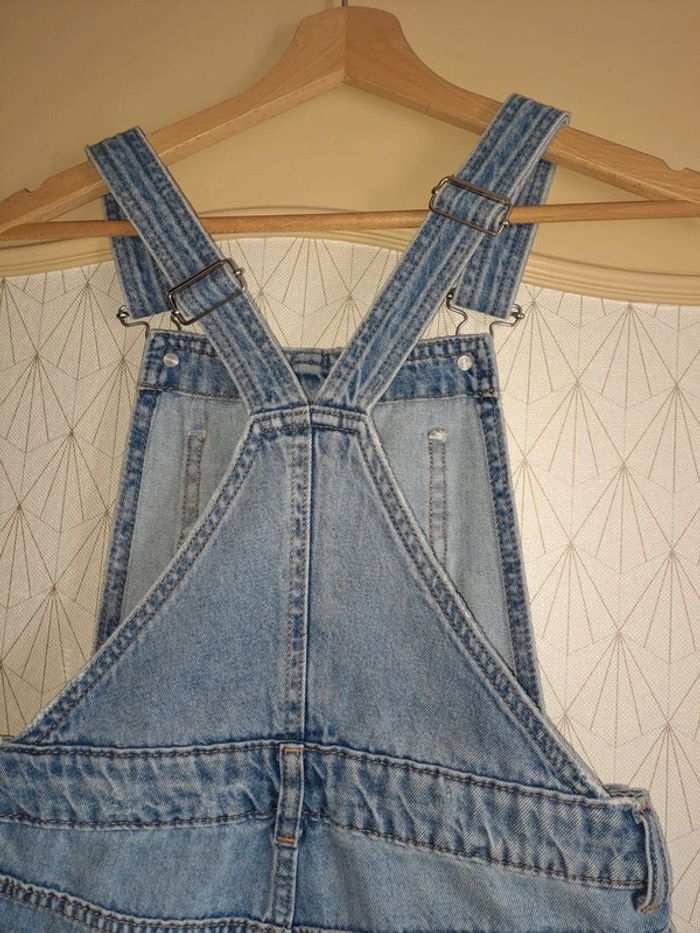 Superbe combishort jean femme effet used tbe divided 36 - photo numéro 6