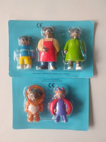 Lot figurines petit ours brun enfant jouet