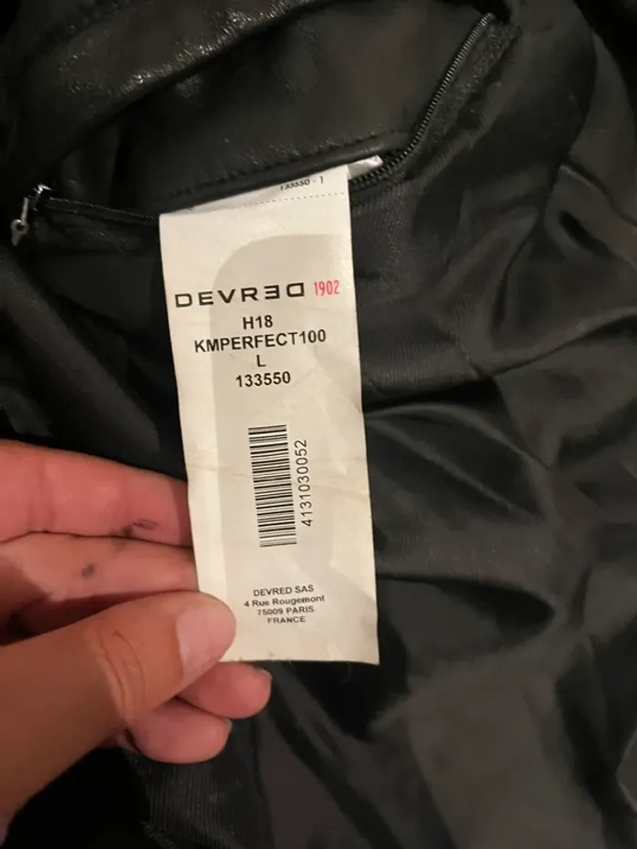 Perfecto veste en cuir homme devred parfait état - photo numéro 7