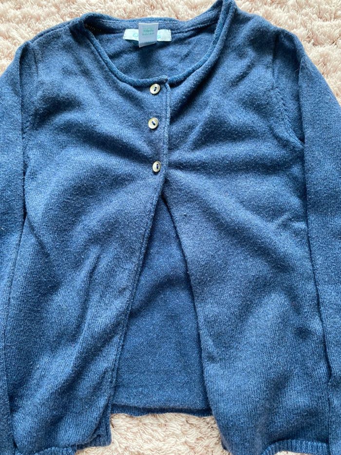 Lot d’un gilet et d’un boléro Obaïbi 24 mois - photo numéro 4