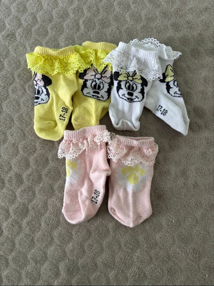 3 paires de chaussettes Orchestra x Disney taille 17/18