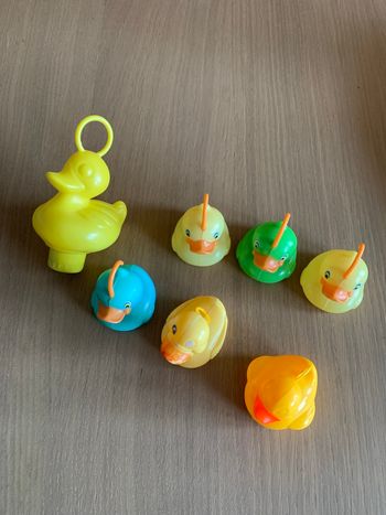 Lot de 7 canards flotteurs pour le bain