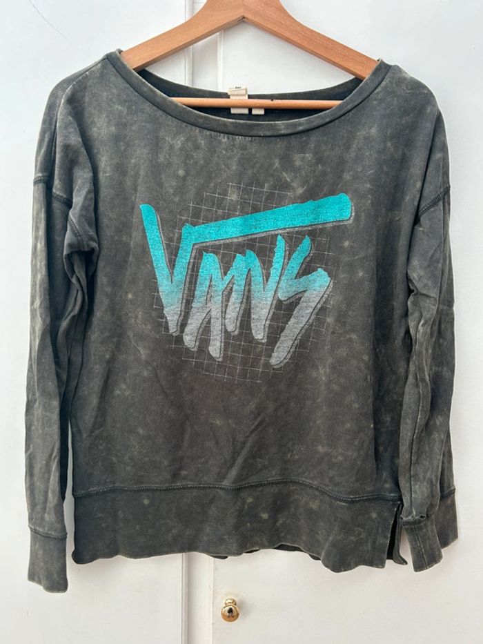 Sweat-shirt femme vintage vans - Taille S