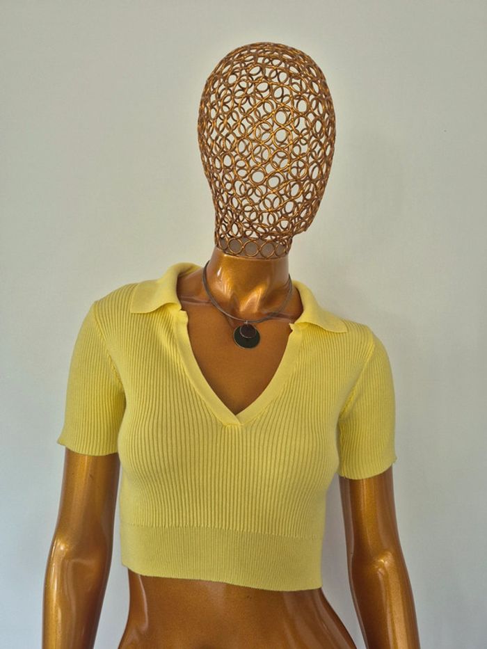 Top Femme Col V