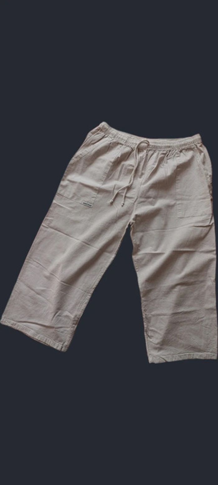 🌼Pantacourt large coton. Taille L. Amaro Jeans🌼 - photo numéro 2