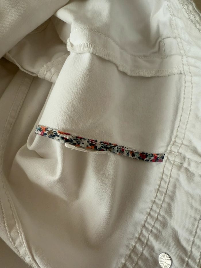 Veste en jean blanche / Taille 36 - photo numéro 10