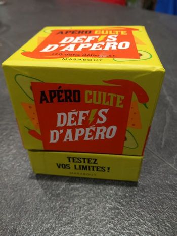 Jeu d'ambiance "défis d'apéro" de Marabout