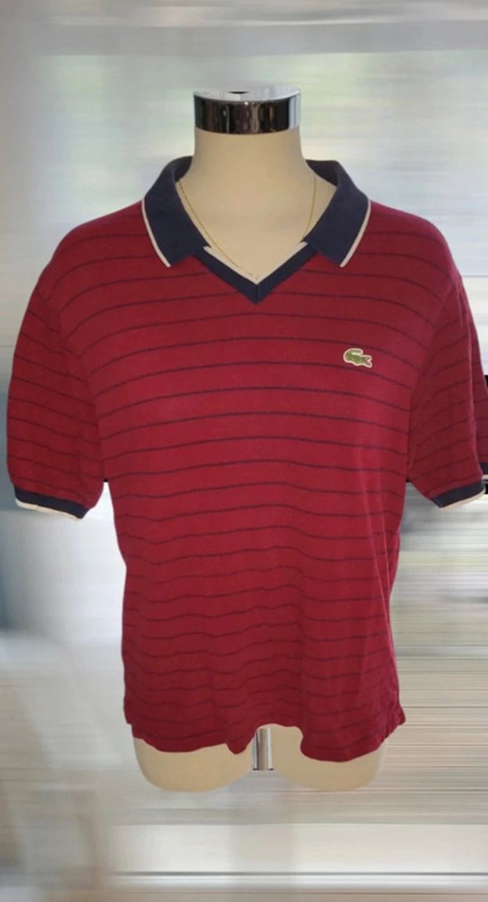 Polo col en V Lacoste 5