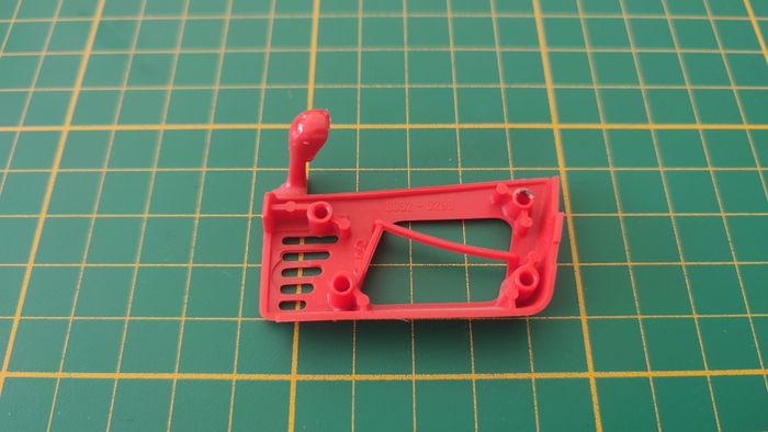 Intérieur porte gauche rétroviseur pièce détachée miniature Burago Bburago Ferrari F40 1/18 1/18e 1/