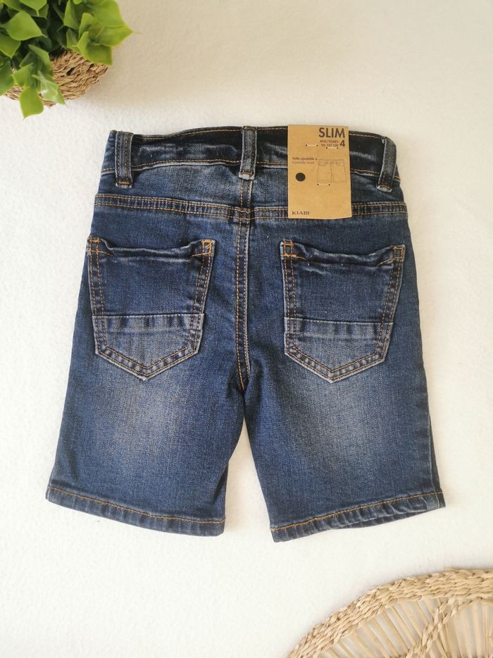 Bermuda slim en jean Kiabi 4 Ans - photo numéro 4