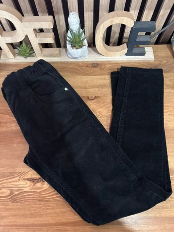 Pantalon velours noir 10 ans
